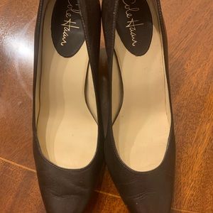 Cole Haan brown pumps with Nike air technology.